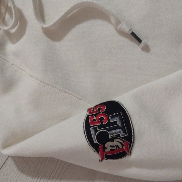DISNEY Mickey COLLECTORS 55 Anniversary ZipUp Hoodie w 3D Logo on Back!! - Picture 6 of 11